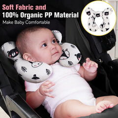 KAKIBLIN Baby neck pillow offering head and neck support for car seats