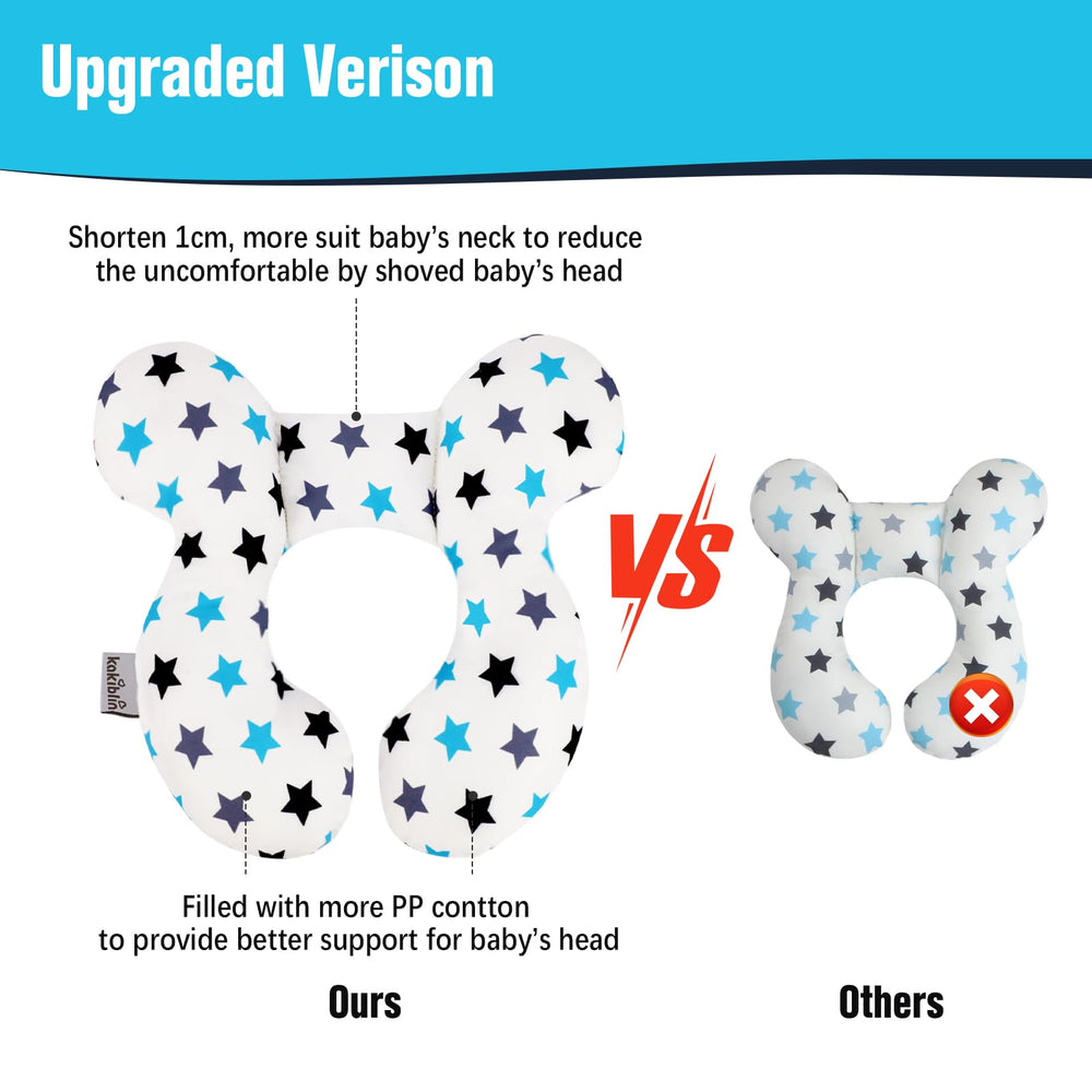 KAKIBLIN soft fabric and padding provide gentle touch on baby skin.
