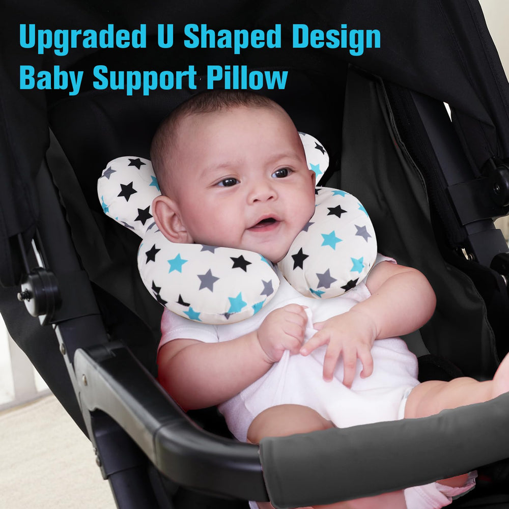 KAKIBLIN upgraded U-shaped design cushions head and neck with soft padding.