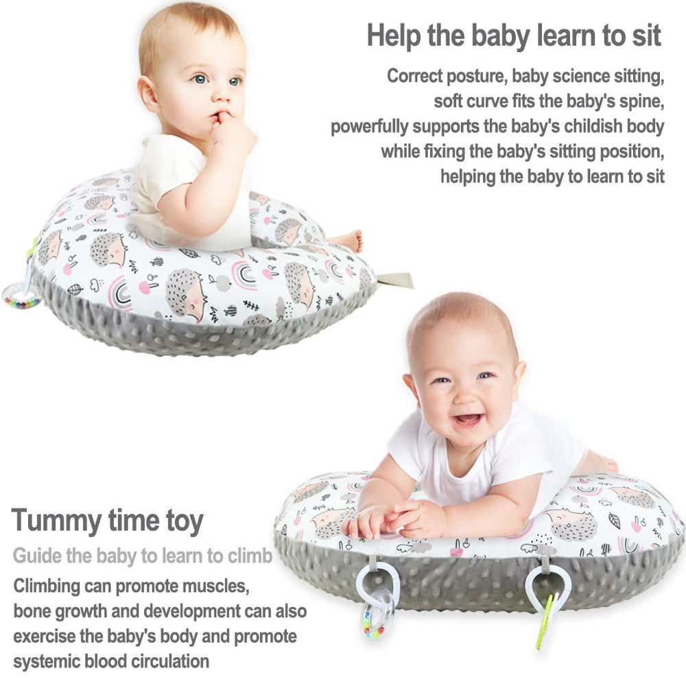 KAKIBLIN baby nursing pillow ergonomic design supports baby's body for comfortable feeds