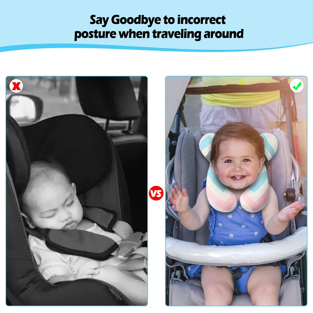 KAKIBLIN machine-washable baby pillow for easy cleaning