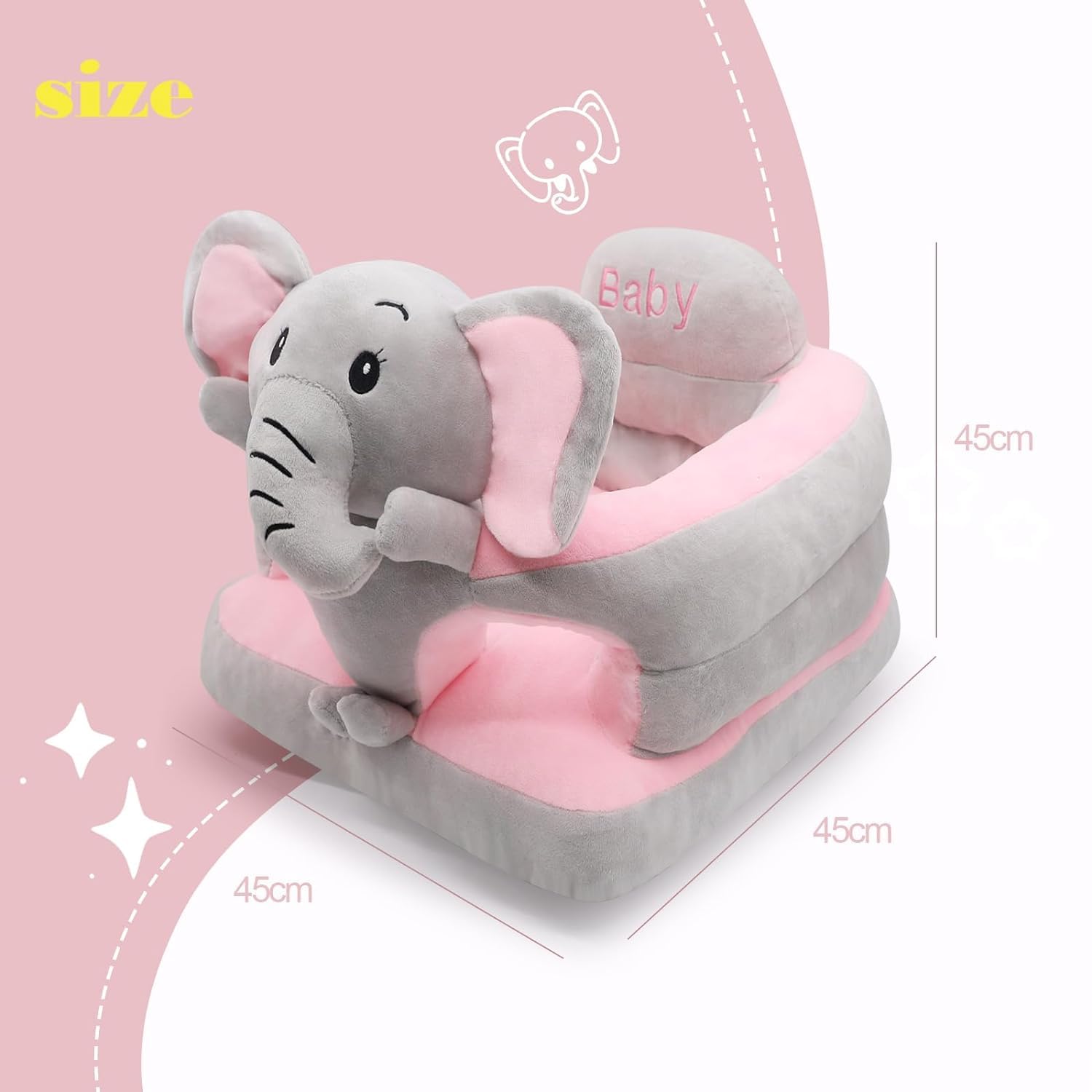KAKIBLIN sit-up chair ideal for learning to sit and play