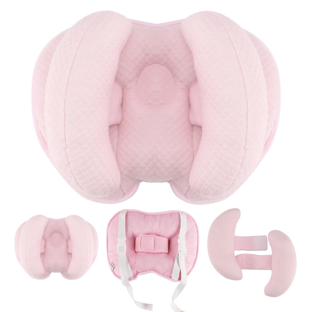 KAKIBLIN baby support pillow head-neck travel design stabilizes sleepy heads on the go.