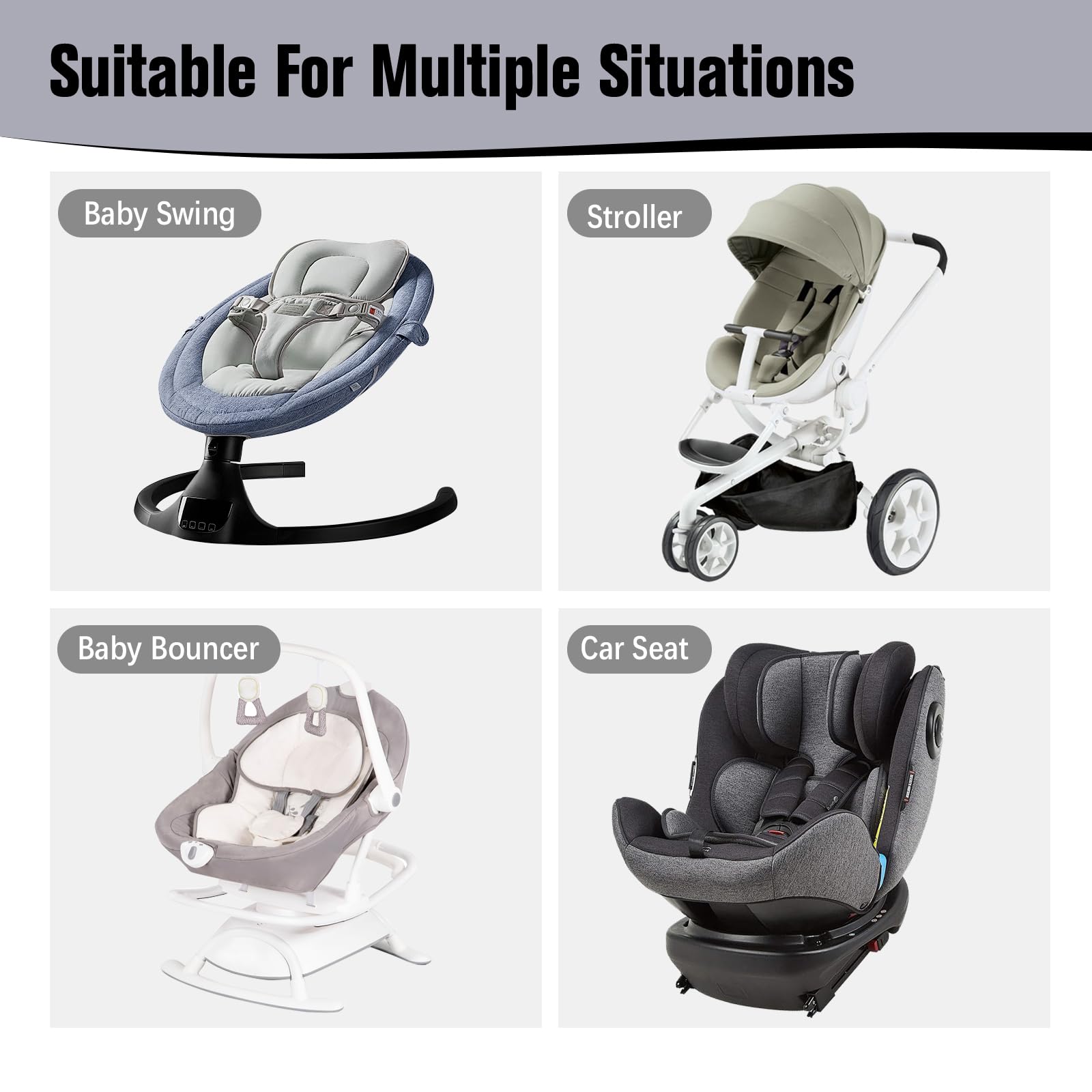KAKIBLIN baby travel pillow ideal for car seat use
