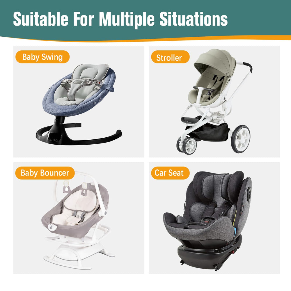 KAKIBLIN car-seat-use pillow supports baby's head in car journeys