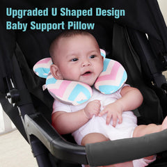 KAKIBLIN travel pillow used in car seats for secure neck support