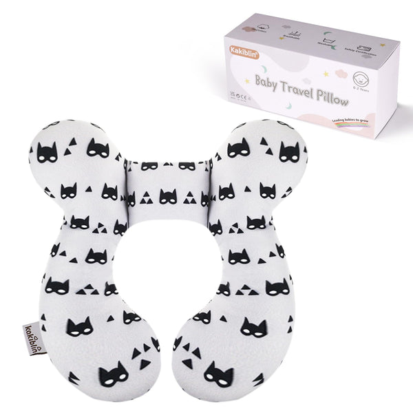 KAKIBLIN baby travel pillow head support for comfortable ride