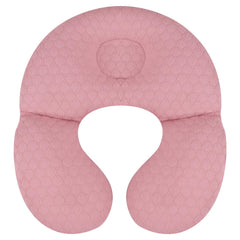 KAKIBLIN baby travel pillow pink with cozy head support for on-the-go use