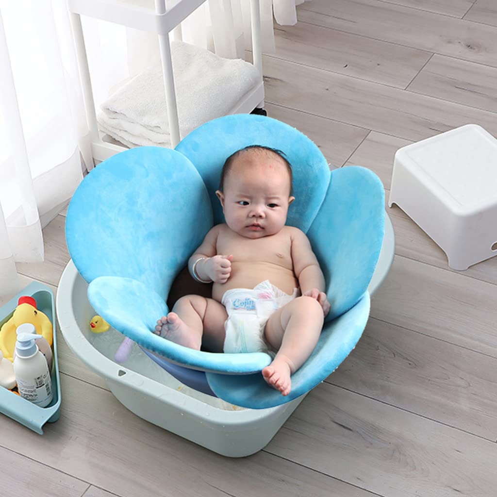 KAKIBLIN Bath Mat in-use in sink providing comfy bath support