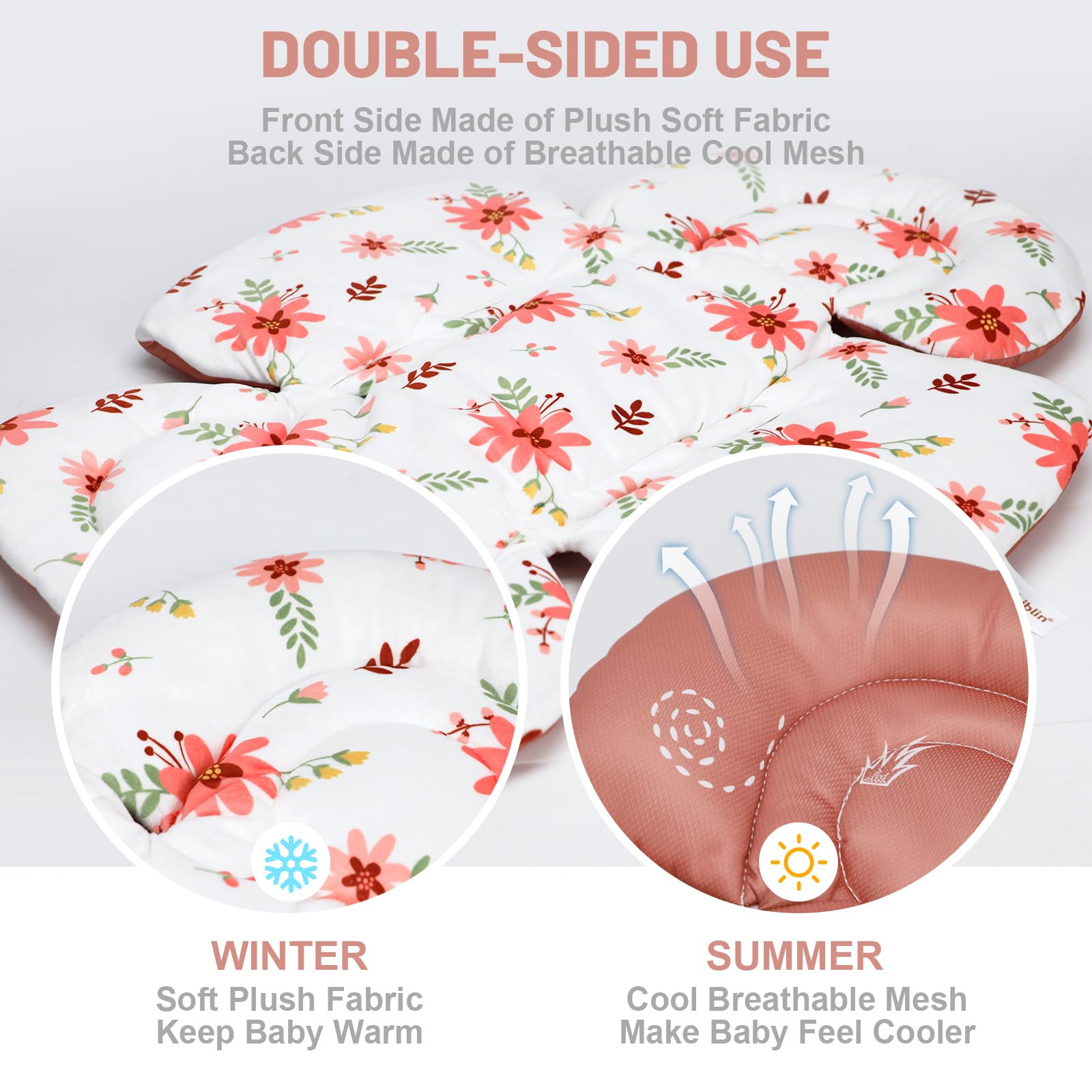 KAKIBLIN belt cover and buckle cover set protecting skin from friction