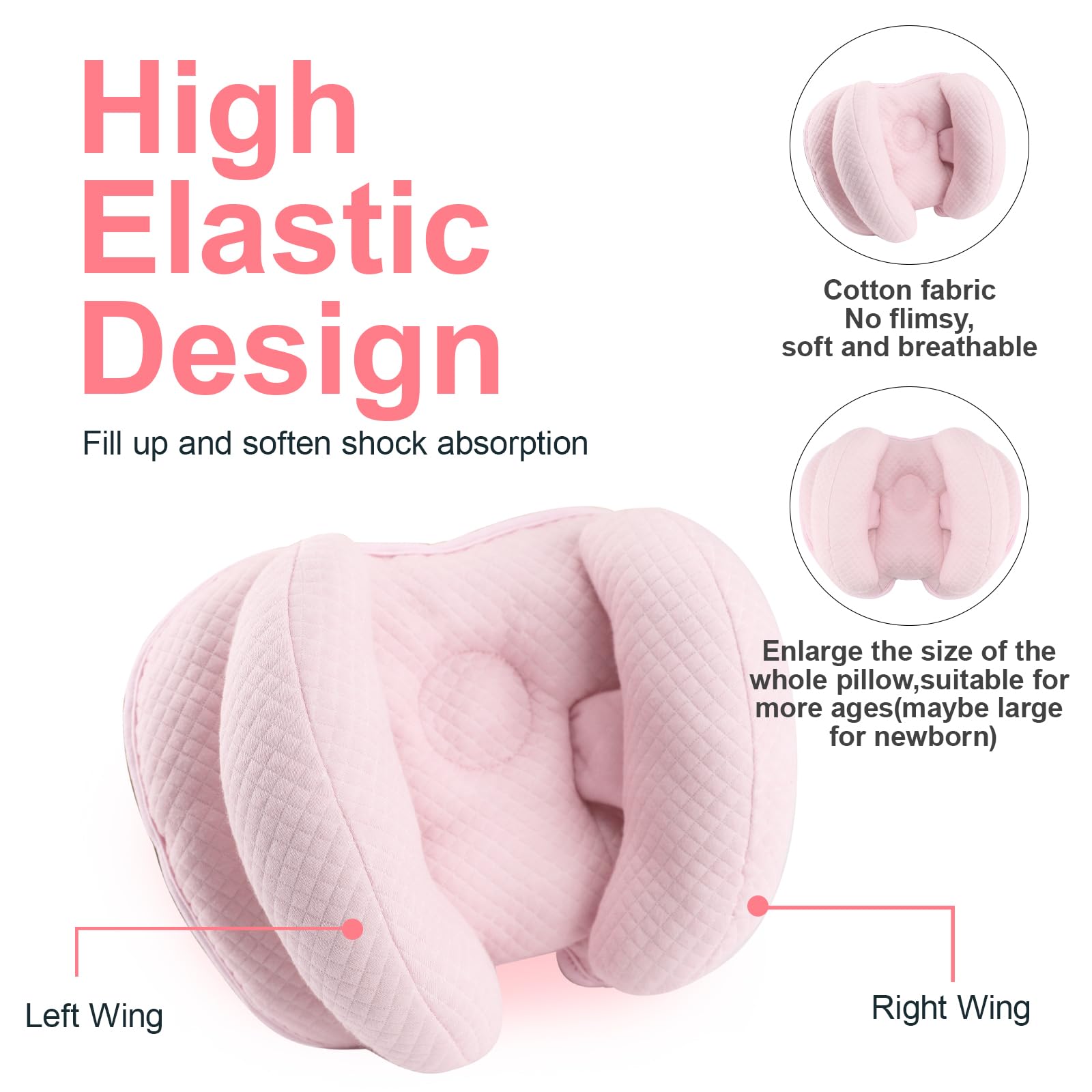 KAKIBLIN central depression distributes pressure for balanced head support during rides.