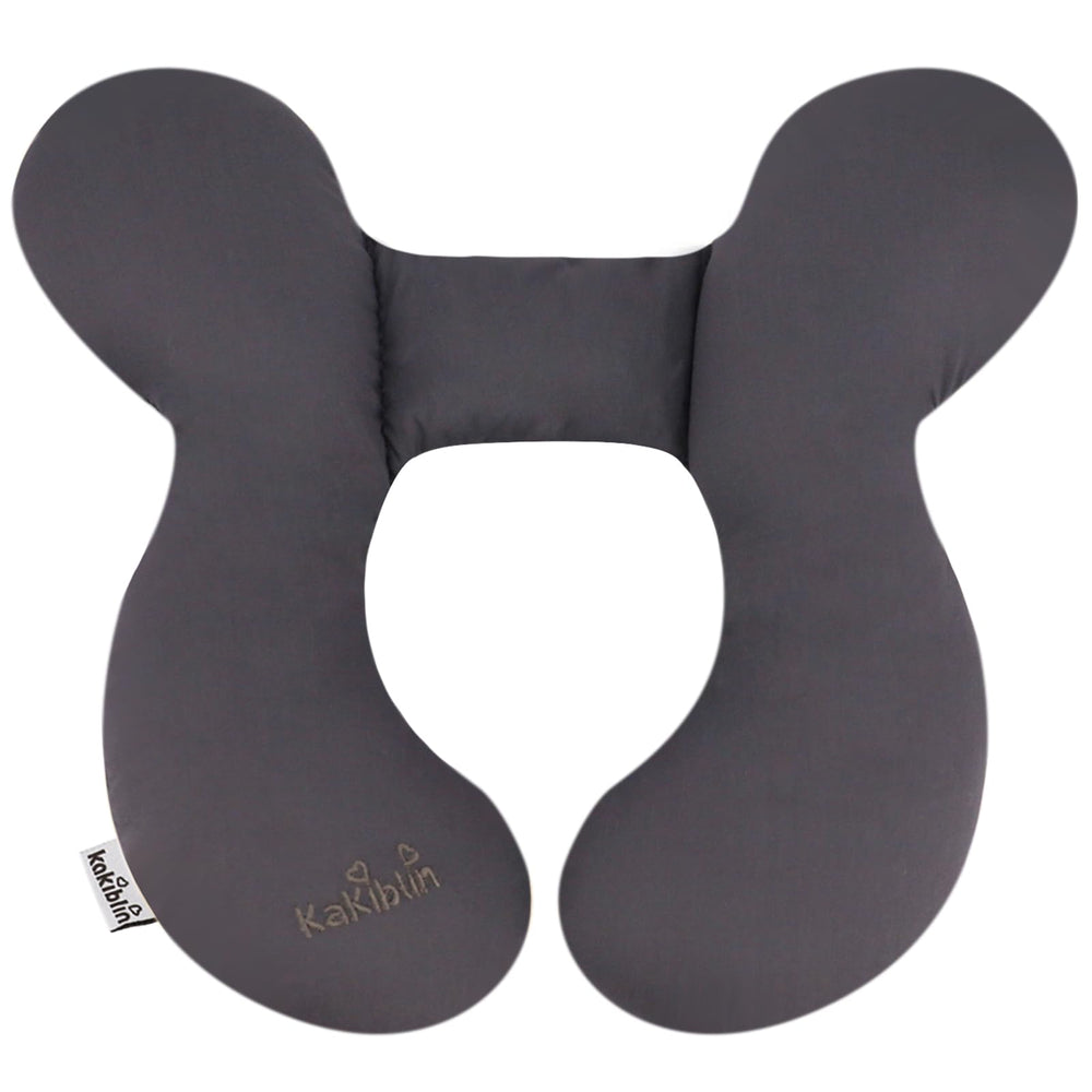 KAKIBLIN ergonomic baby neck pillow supports comfortable positioning during rides.
