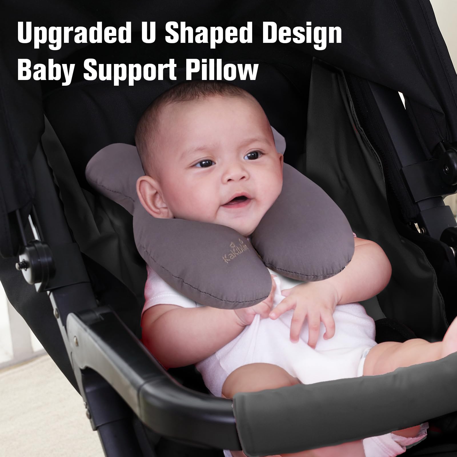 KAKIBLIN head-support for stroller helps tiny travelers stay comfy.