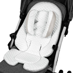 KAKIBLIN infant car seat insert with head and neck support for newborn comfort.