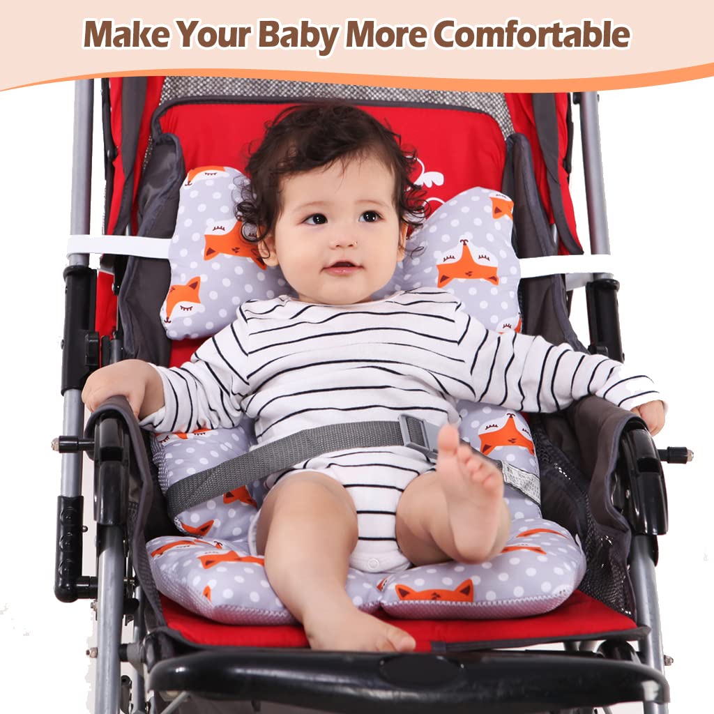 KAKIBLIN infant seat insert is machine washable for easy cleaning.