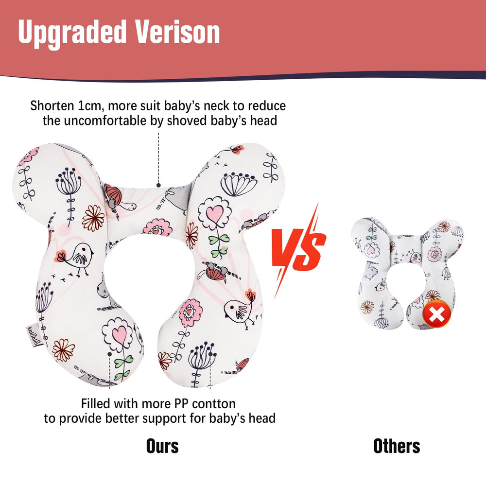 KAKIBLIN machine-washable neck pillow for easy cleanup.