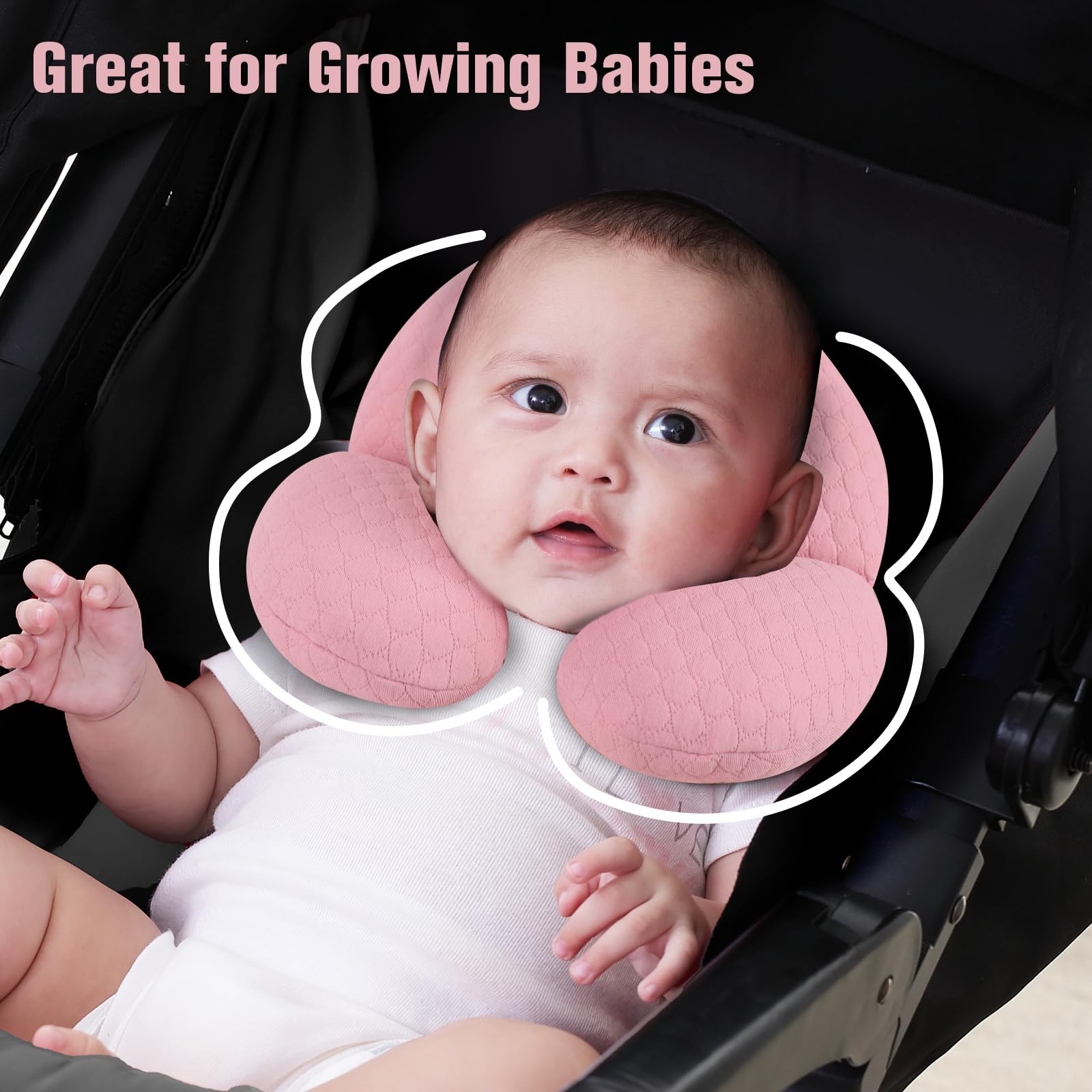KAKIBLIN newborn-soft fabric pillow feels gentle on delicate skin