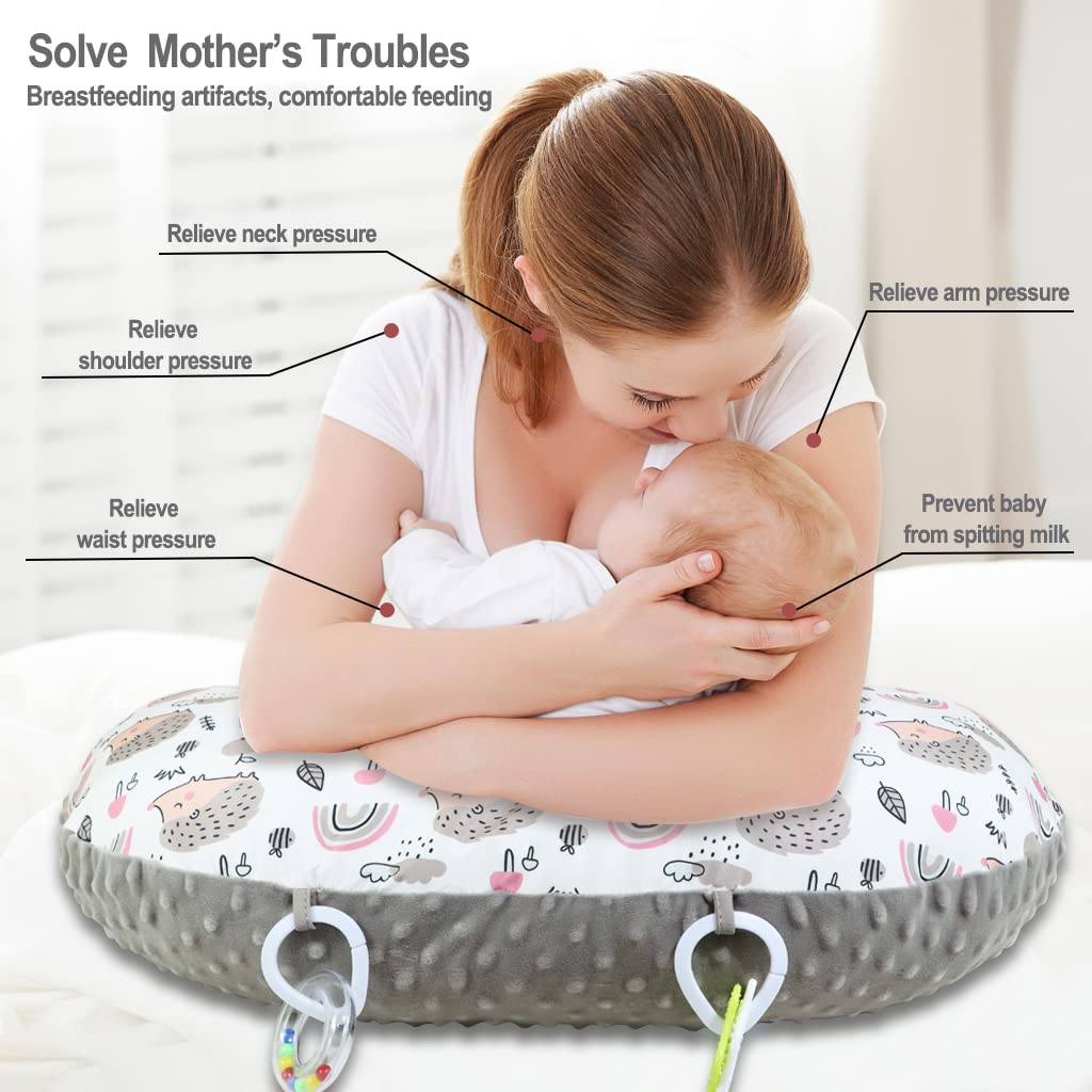 KAKIBLIN pillow back view with breathable mesh promotes airflow during use