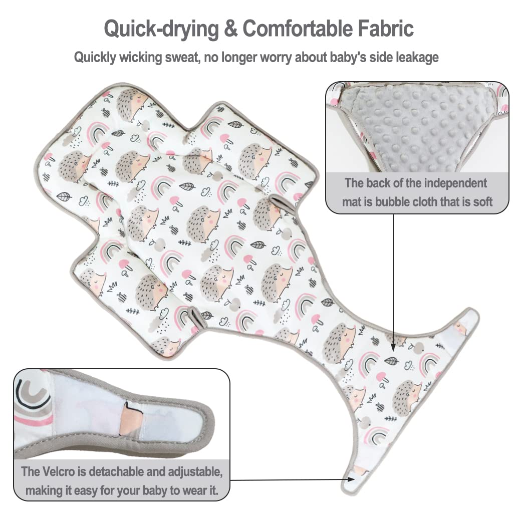 KAKIBLIN pillow cover in soft minky dot material stays comfortable and durable