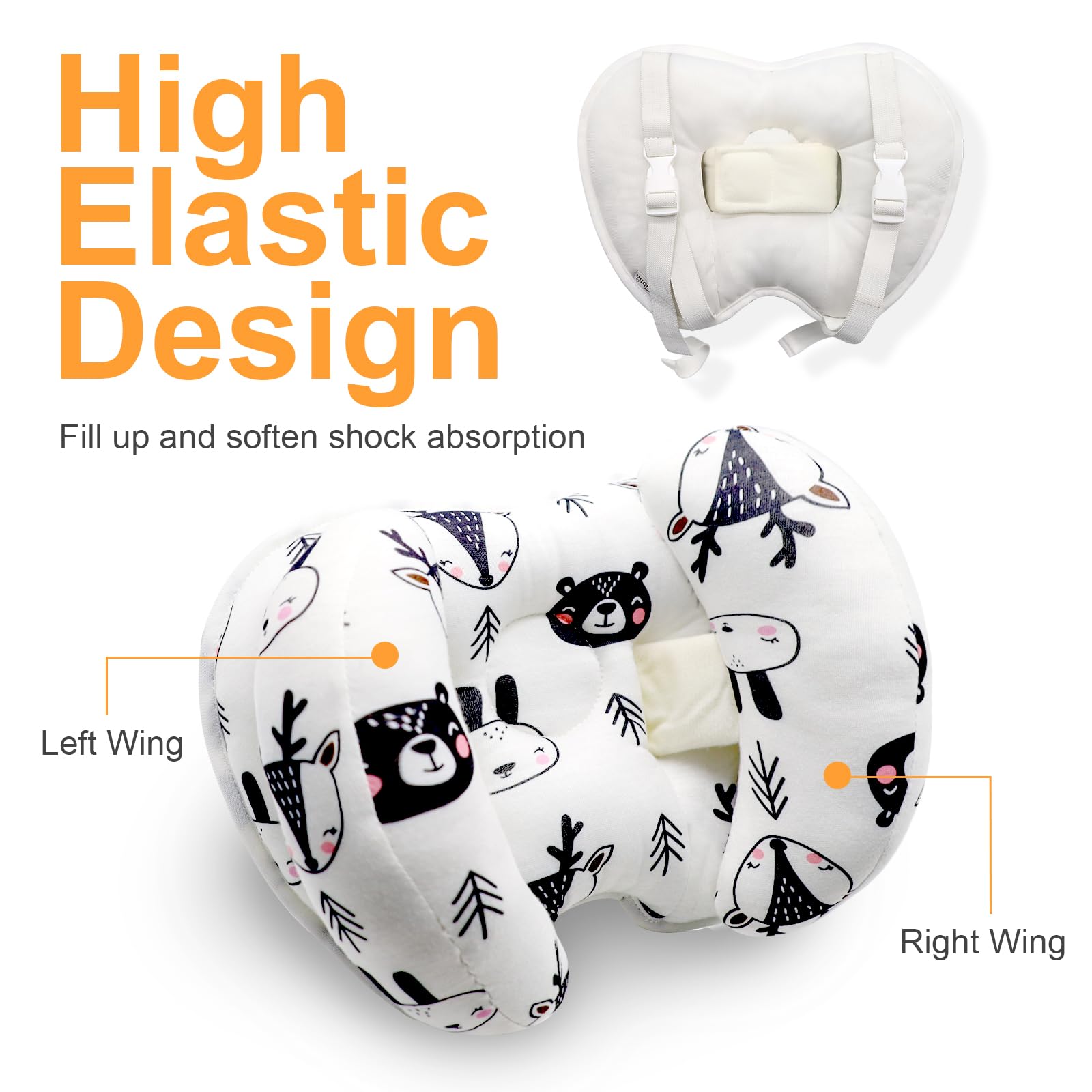 KAKIBLIN pillow in stroller delivers gentle head support
