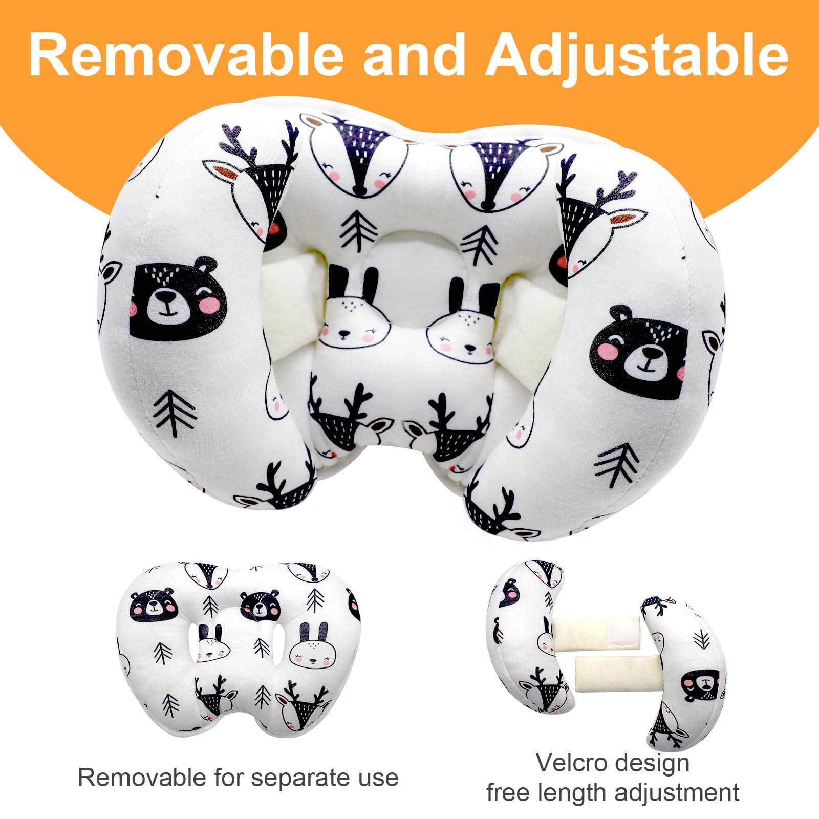 KAKIBLIN pillow in swing demonstrates versatile positioning