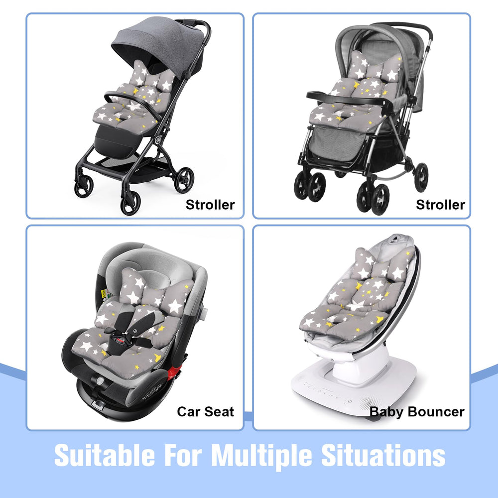KAKIBLIN pram and stroller liner adds soft cushion on rides