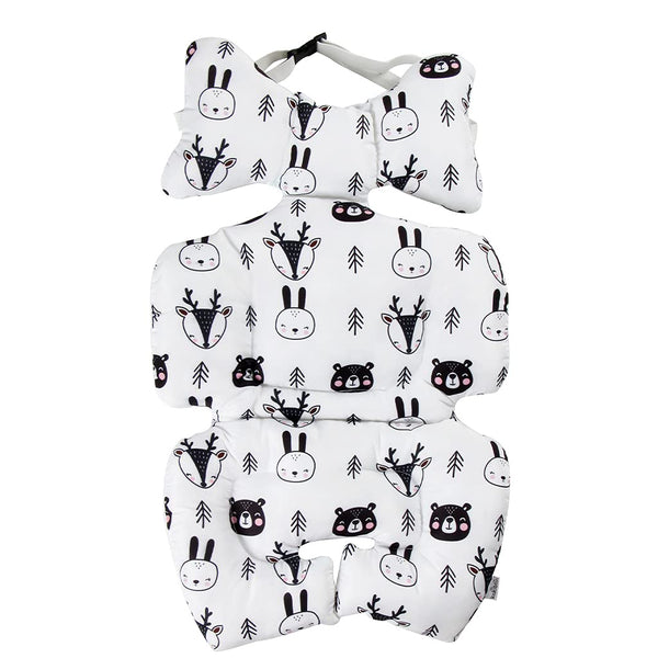 KAKIBLIN toddler car seat insert with head support keeps little travelers snug.