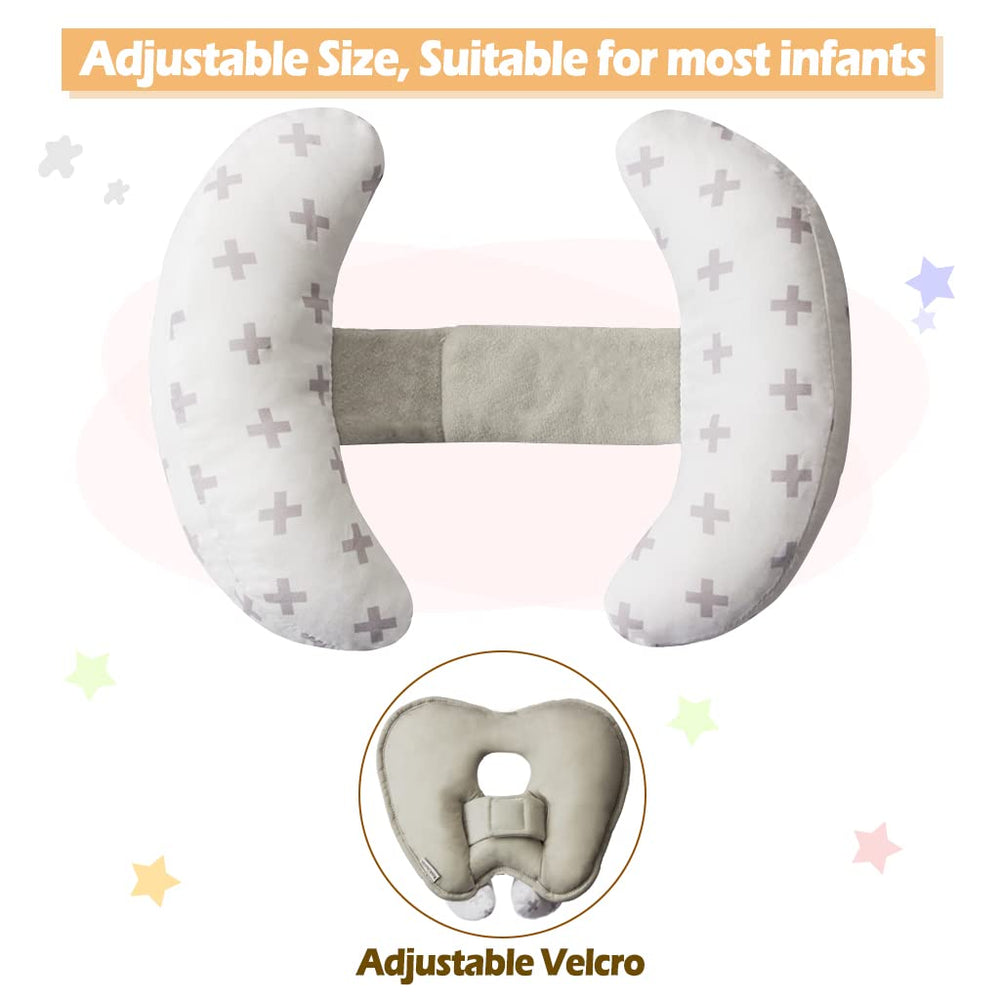KAKIBLIN travel pillow stabilizes head during stroller rides for steady rest