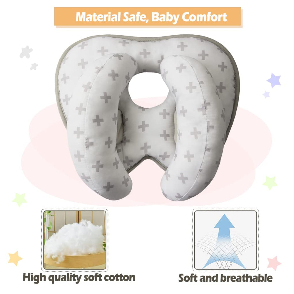 KAKIBLIN two-in-one pillow with removable banana neck support