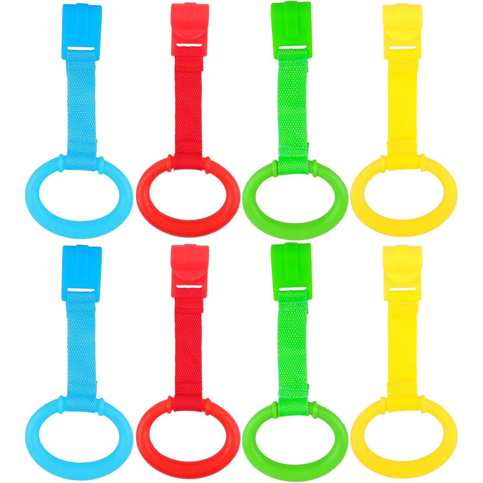 KALAMANDA blue pull-up ring front view for safe standing practice