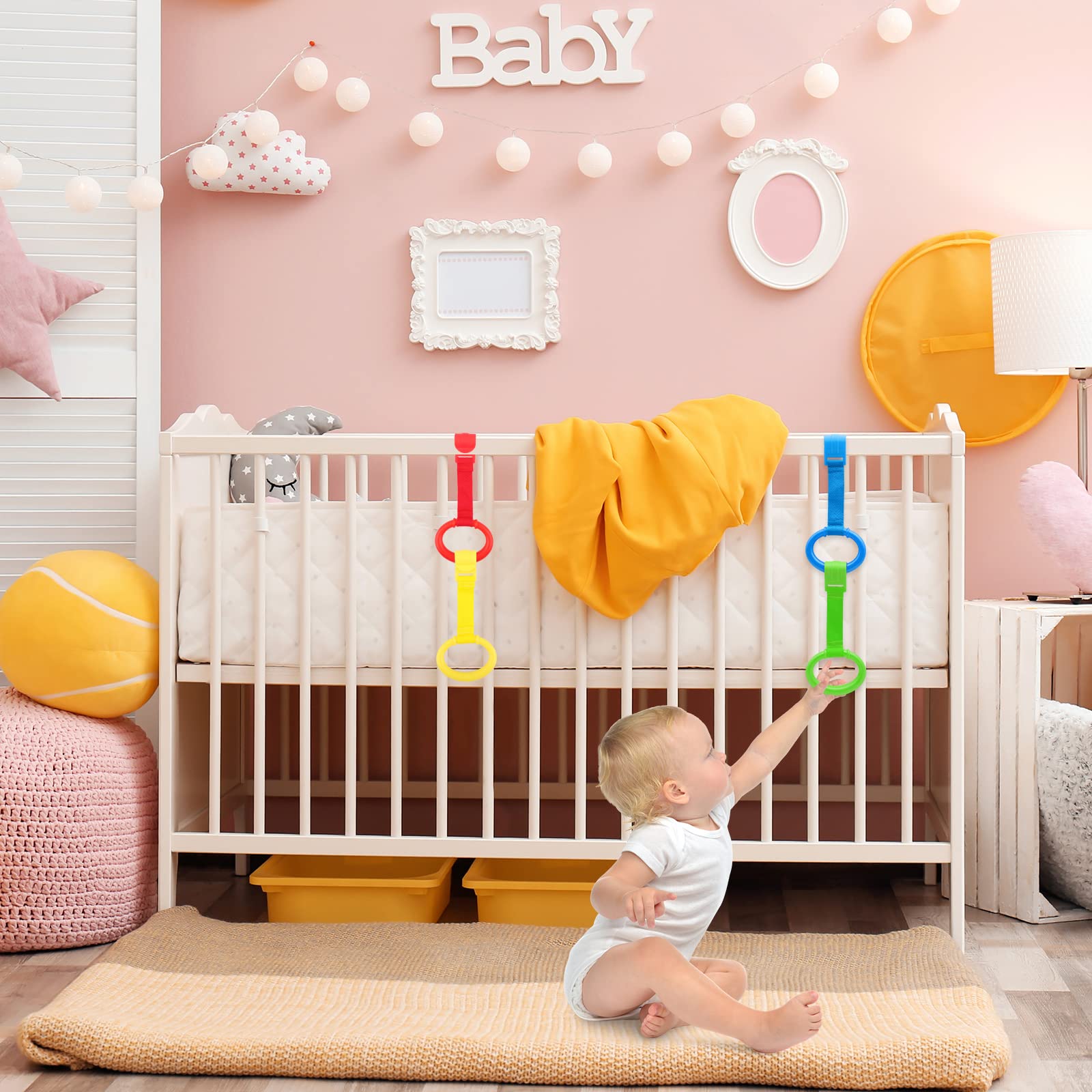 KALAMANDA crib-playpen setup demonstrating versatile mounting