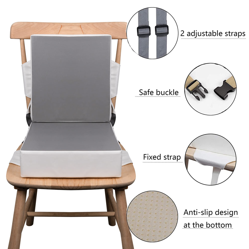 Kalawen booster seat backset options offer flexible height for growing kids.