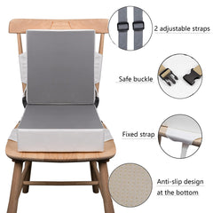 Kalawen booster seat backset options offer flexible height for growing kids.