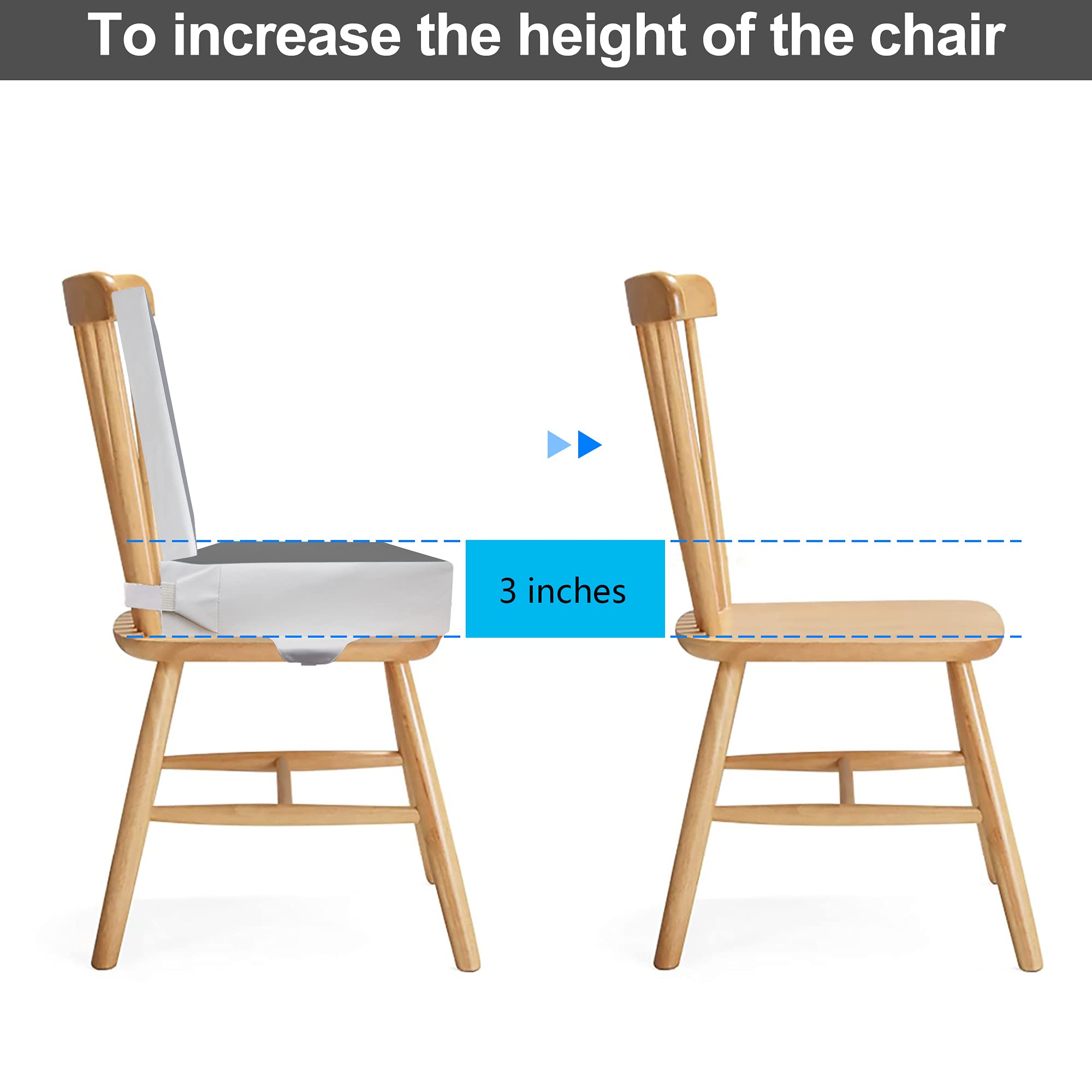 Kalawen booster seat keeps meals comfortable at home dining tables.