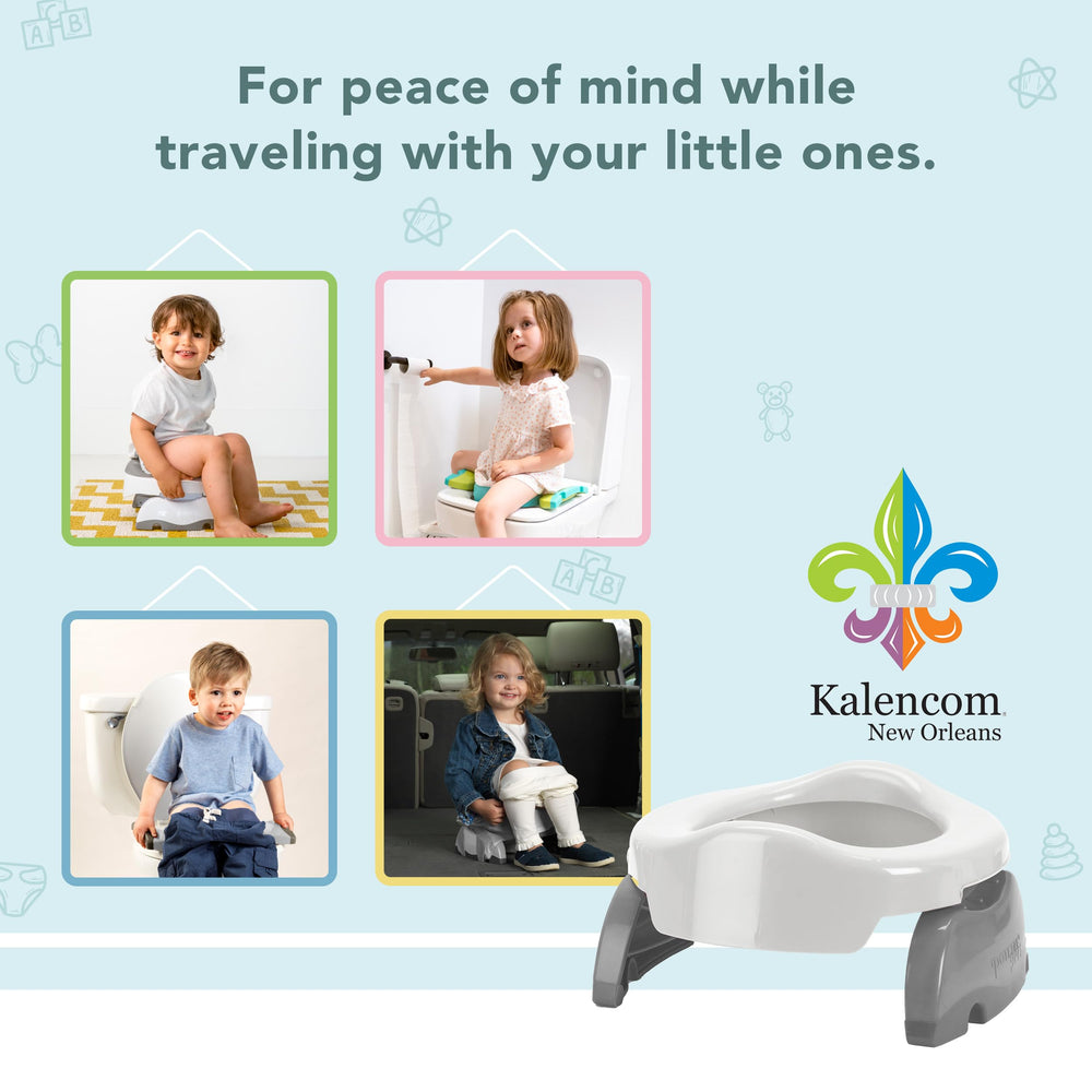 Kalencom Potette Plus fits standard toilets as a sanitary ring option