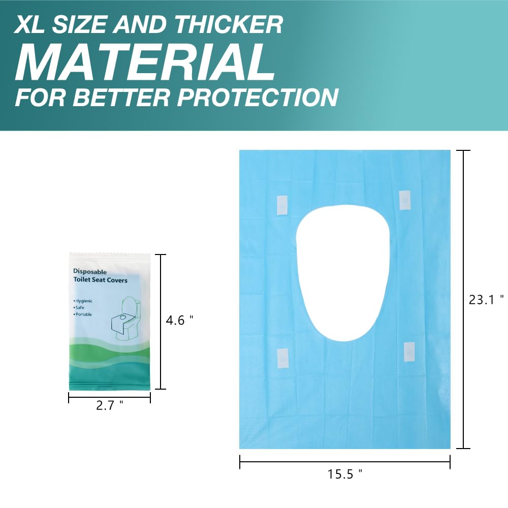 Kalkehay toilet seat covers individually wrapped for convenient on-the-go protection.