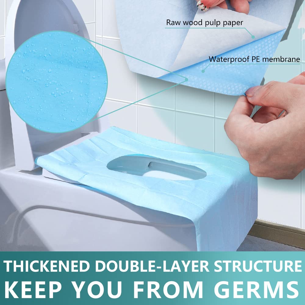 Kalkehay toilet seat covers XL extended size for full coverage and safety.