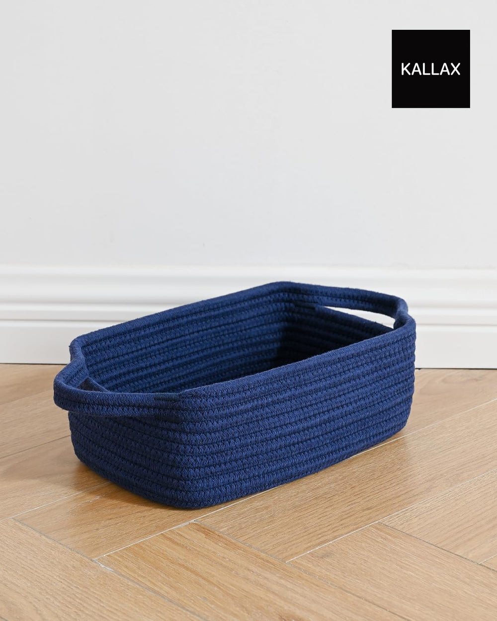 KALLAX navy gift basket offers an organized present option.