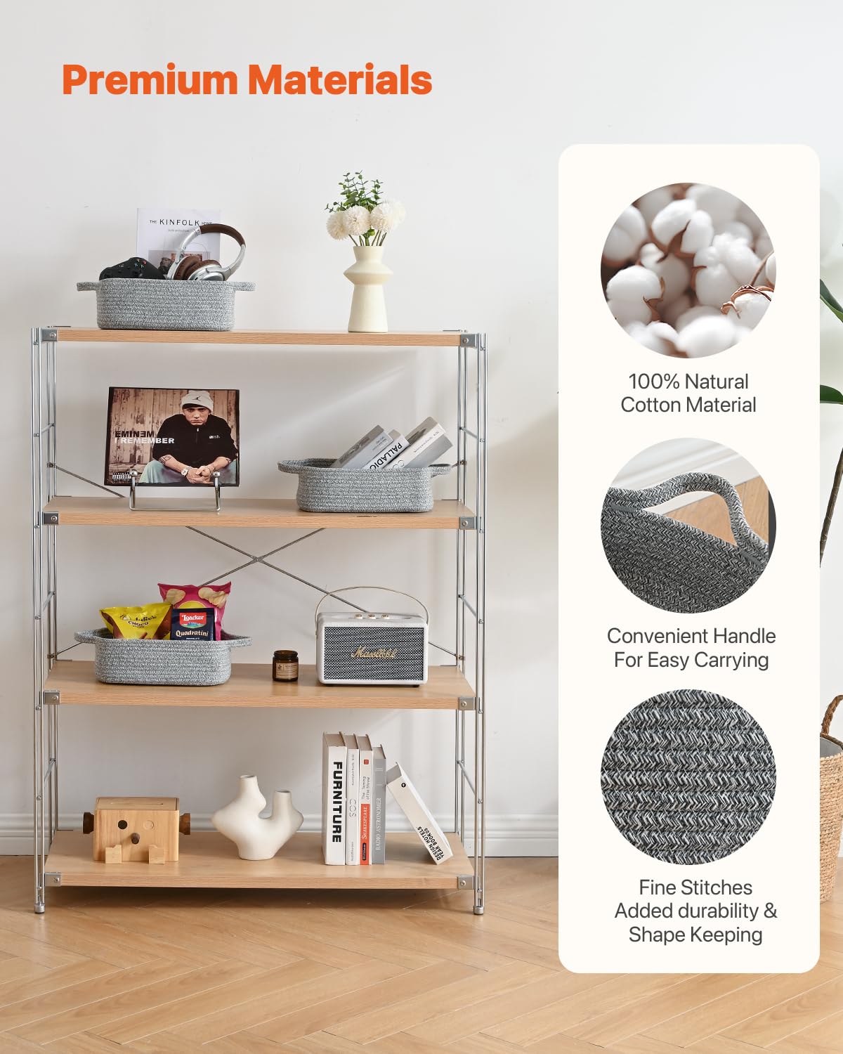 KALLAX playroom toy basket simplifies cleanup after activities.
