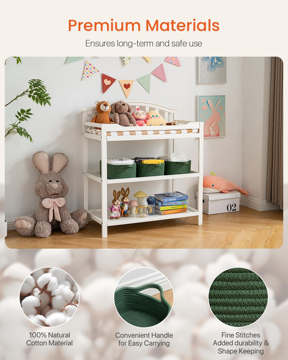 KALLAX cosmetics organizer keeps makeup tidy.