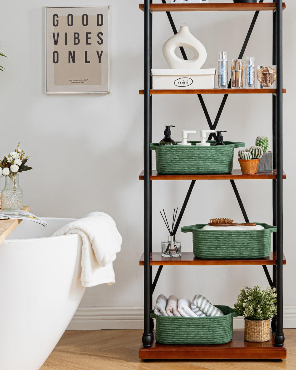 KALLAX pantry solution for snacks and small items.