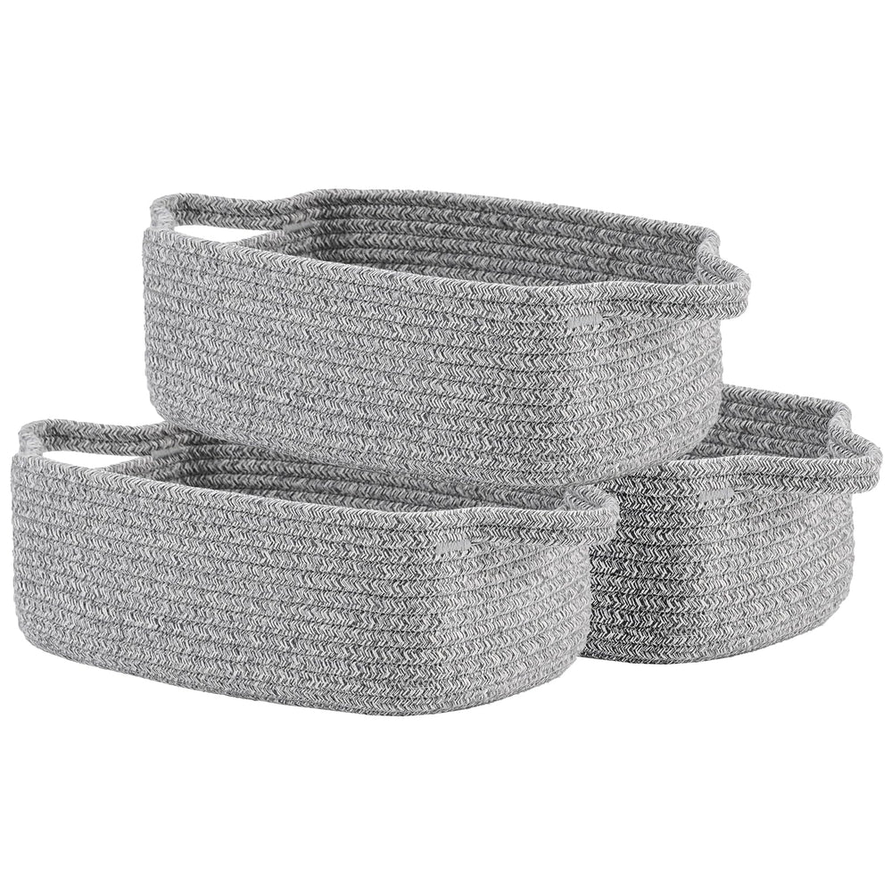 KALLAX small woven basket on shelf for compact storage and tidy spaces.