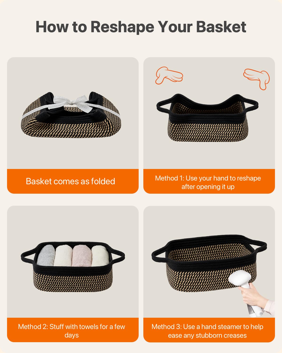 KALLAX Basket used as a stylish gift basket for holidays.