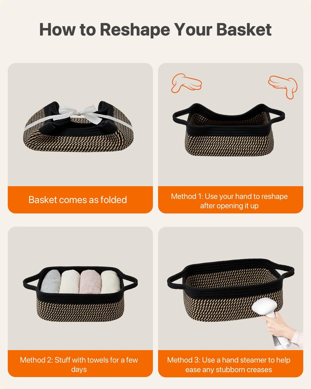 KALLAX Basket used as a stylish gift basket for holidays.