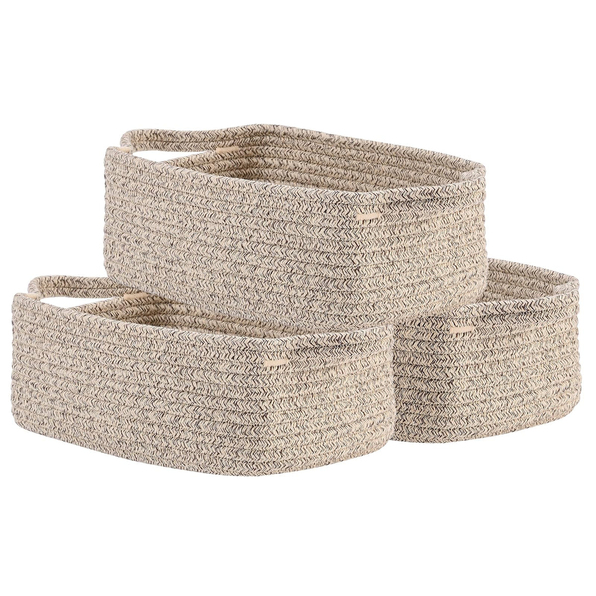 KALLAX small woven basket compact storage on a shelf for tidy spaces.
