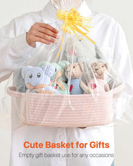 KALLAX small woven basket organizes cosmetics with warm texture