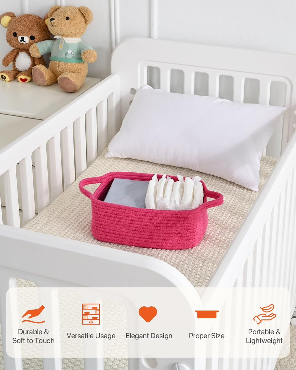 KALLAX soft cotton rope texture adds cozy warmth to decor