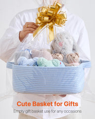 KALLAX cotton-rope material basket with soft, durable texture