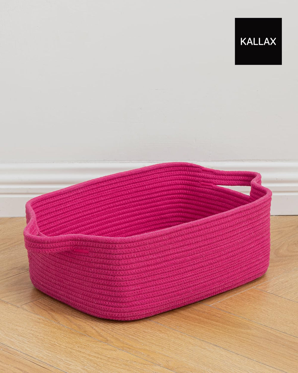 KALLAX durable cotton rope basket feels soft yet sturdy