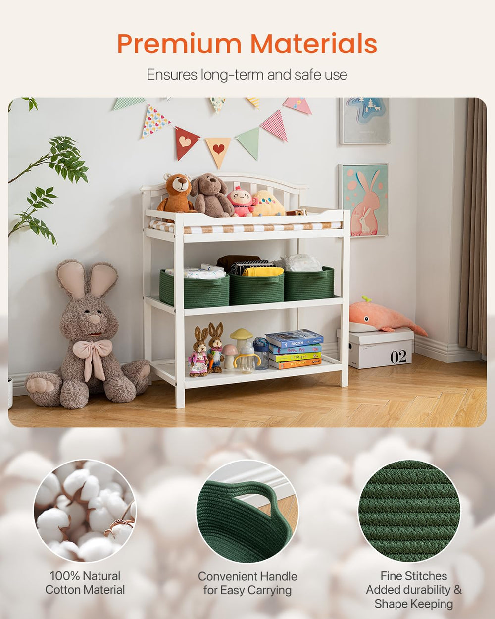 KALLAX small woven basket presented as an empty gift basket